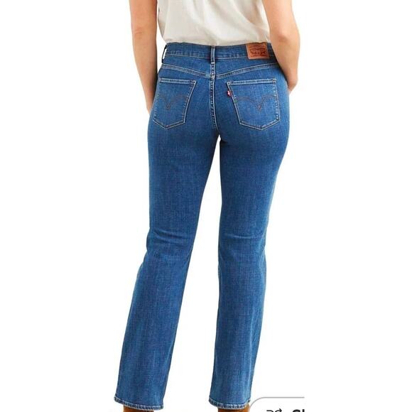 Levi's Classic Relaxed Boot Cut Stretch 550 Jeans medium wash ladies Size 8L - Picture 2 of 11